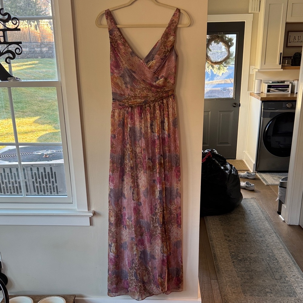 Floral Sleeveless Maxi Dress